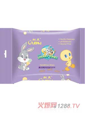 科灵清洁爽肤柔湿巾20p