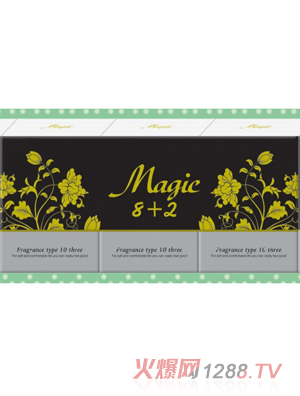 小伙伴黑魔力面巾纸