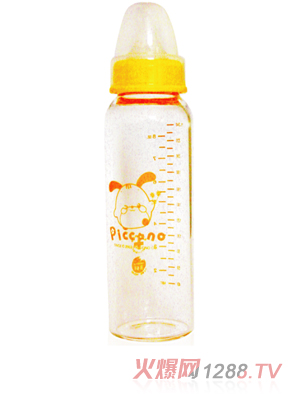 比卡諾晶鉆厚玻璃奶瓶240ml