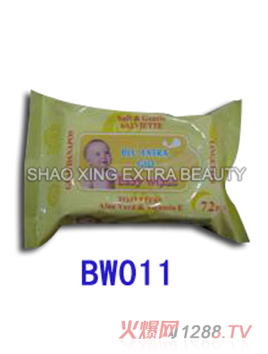 婴儿湿巾72片bw011