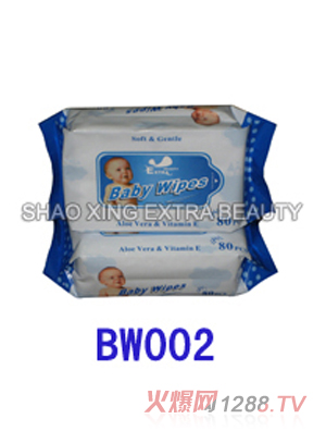 婴儿湿巾80片bw002