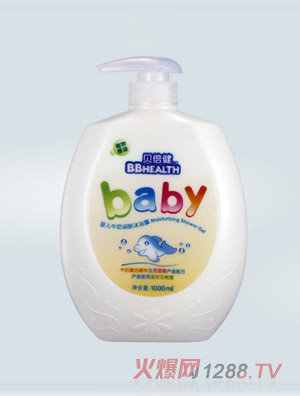 贝倍健婴儿牛奶润肤沐浴露1000ml