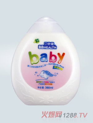 贝倍健婴儿香氛舒眠洗发润肤沐浴二合一360ml