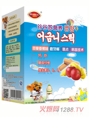 谷谷蘇蘋(píng)果香蕉味磨牙棒