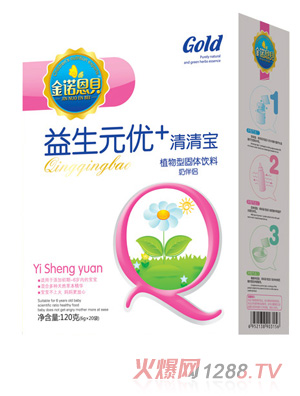 金诺恩贝益生元优+清清宝盒装