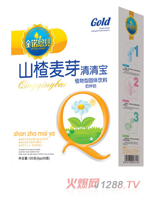 金诺恩贝山楂麦芽清清宝盒装