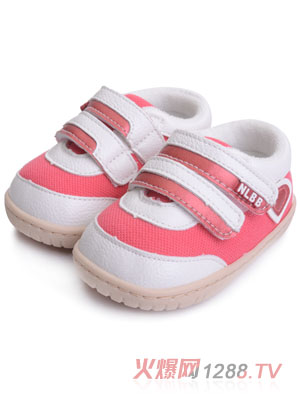 娜拉宝贝西瓜红环保休闲学步鞋-火爆孕婴童招