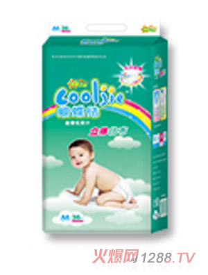 蝴蝶结立体仿布纸尿片M36