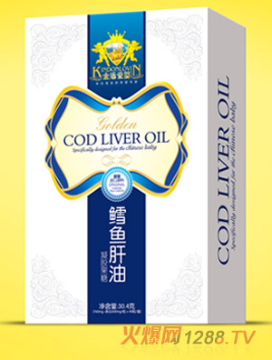 金盾愛(ài)嬰鱈魚(yú)肝油凝膠果糖