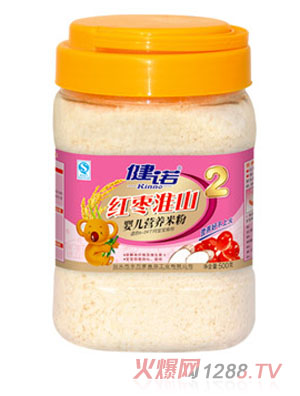 健诺红枣淮山营养米粉2段