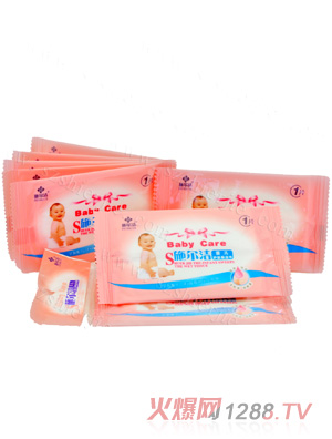 施尔洁婴儿湿巾单片