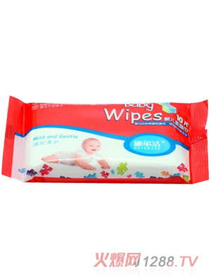 施尔洁婴儿柔湿巾10片