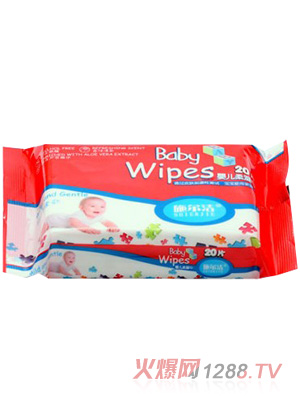 施尔洁婴儿柔湿巾20片