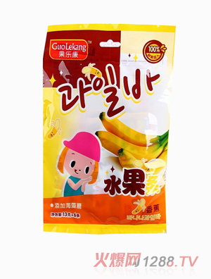 果樂(lè )康香蕉水果條