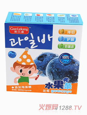 果樂(lè )康藍莓水果條