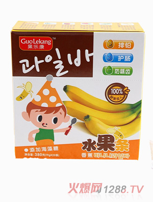 果樂(lè )康香蕉水果條