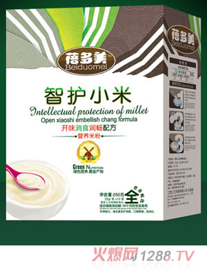 蓓多美開(kāi)胃消食潤暢配方智護小米米粉盒裝