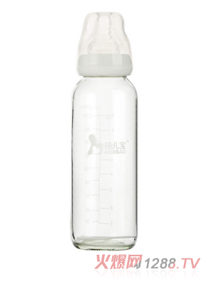 孩儿宝标口玻璃奶瓶240ml