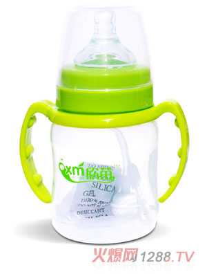 欣苗6安宽口PP奶瓶180ml
