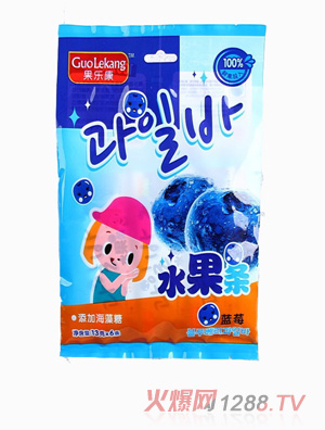 果乐康蓝莓水果条袋装