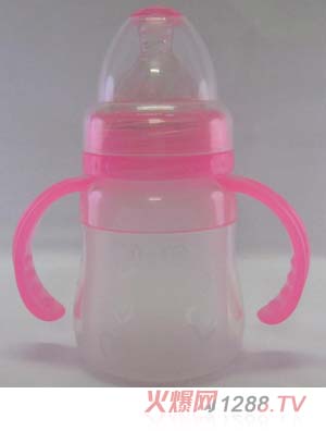 婴儿宝150ML葫芦形液体硅胶奶瓶