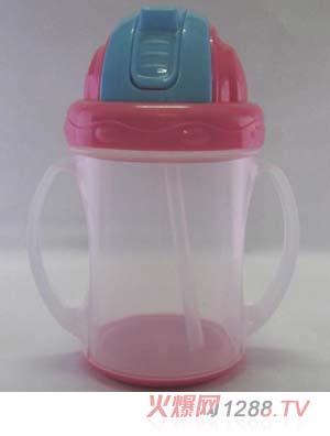 婴儿宝240ML虎头学饮杯