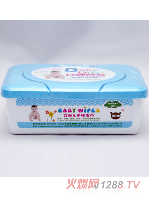 住邦嬰兒護(hù)膚濕巾80片盒裝
