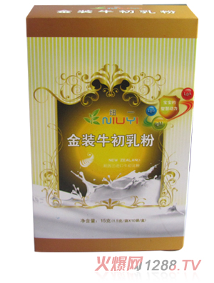 纽一金装牛初钙粉小盒装