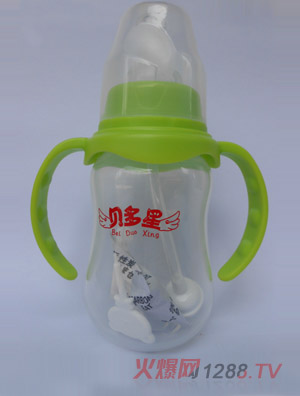 贝多星标准口径葫芦型PP奶瓶120ml