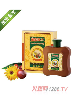 宝宝金水草本洗发沐浴栗子金盏花型