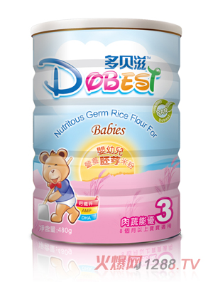 多貝滋肉蔬能優(yōu)胚芽米粉