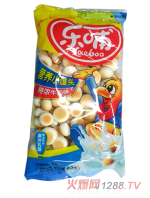 乐哺特浓牛奶营养小馒头65g