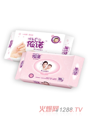 依诺婴儿净柔湿巾80片