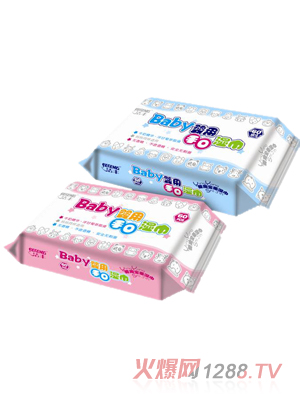 洁丰Baby婴用手口湿巾