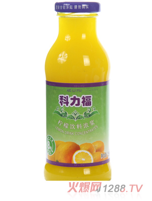 科力福柠檬饮料浓浆秋梨膏