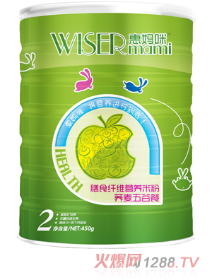 惠媽咪蕎麥五谷膳食纖維營(yíng)養米粉450g2段