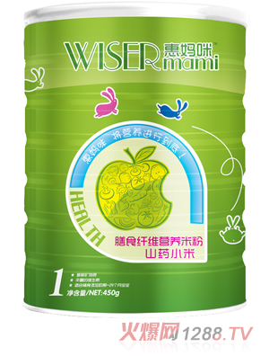 惠媽咪山藥小米膳食纖維營(yíng)養米粉450g1段