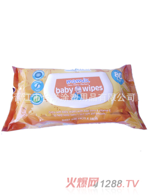 婴儿湿巾80片