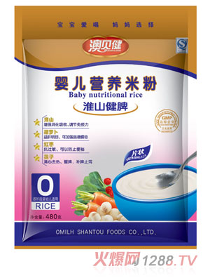 澳贝健淮山健脾婴儿营养米粉
