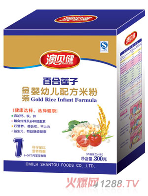 澳贝健百合莲子配方米粉