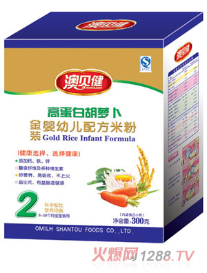 澳贝健高蛋白胡萝卜配方米粉