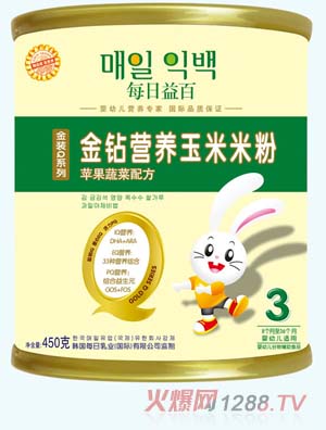 每日益百米粉苹果蔬菜配方