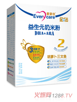 愛嬰佳2段胡蘿卜三文魚(盒裝)奶米粉