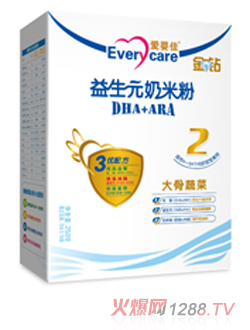 愛(ài)嬰佳2段大骨蔬菜(盒裝)奶米粉
