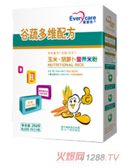 愛(ài)嬰佳玉米胡蘿卜營(yíng)養米粉