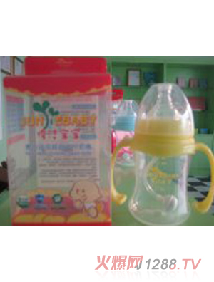 俊洁宝宝PP奶瓶180ml