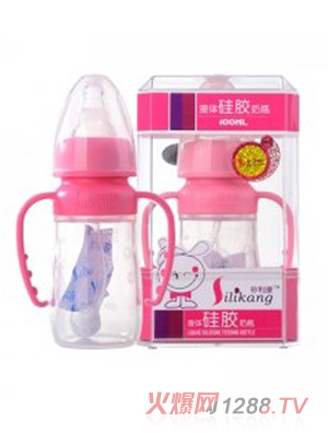 矽利康液体硅胶奶瓶100ml