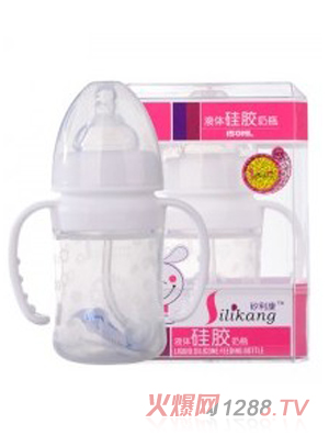 矽利康液体硅胶奶瓶150ml