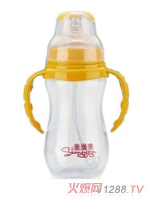 圣逸親寬口握把pp奶瓶270ml