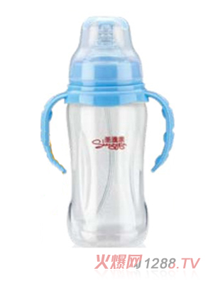 圣逸親寬口握把pp奶瓶280ml
